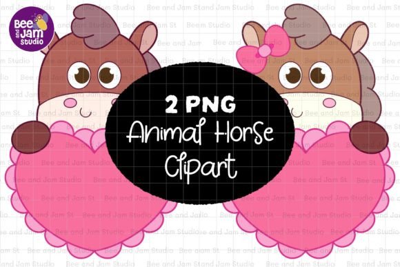 Animal Horse PNG Sublimation Clipart for Creative Projects