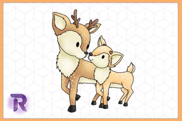 Celebrate Motherhood with the Deer Mama Animal Mother's Day Design