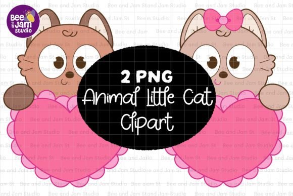 Charming Animal Little Cat PNG Sublimation for Your Crafts