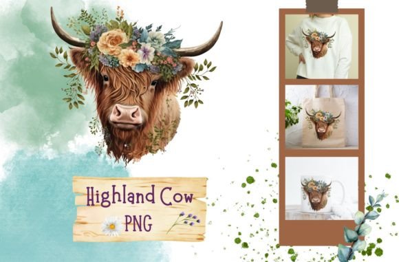 Charming Highland Cow Design: Your Next Creative Asset