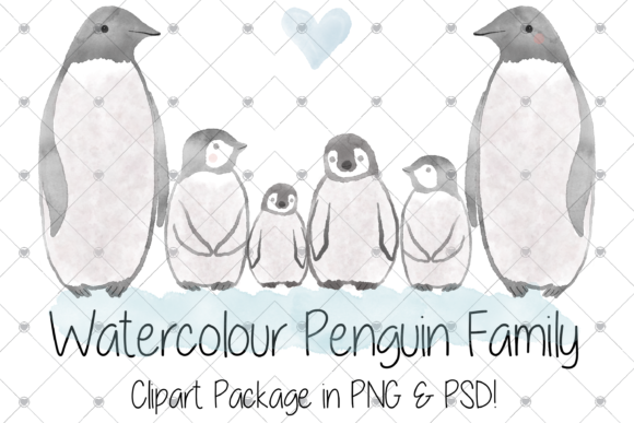 Charming Penguin Clipart for Christmas & Animal Designs
