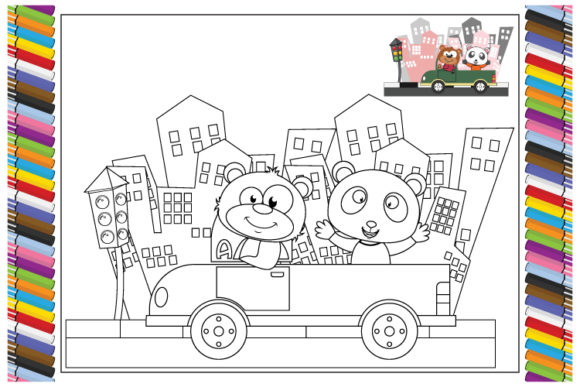 Coloring Animal Cartoon for Kids: A Playful Creative Asset