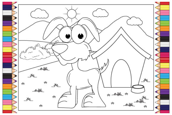 Creative Uses for Dog Cartoon Coloring Pages