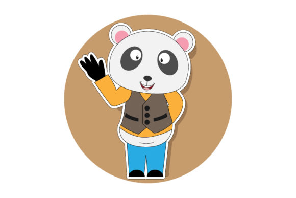 Cute Panda Animal Cartoon: A Playful Asset for Modern Brands