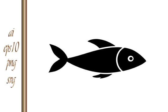 Fish Clipart Stencil Fish Animal Vector: A Versatile Design Asset