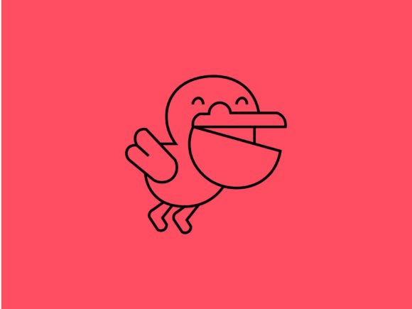 Kawaii Animal Pelican Line Background: A Designer's Guide