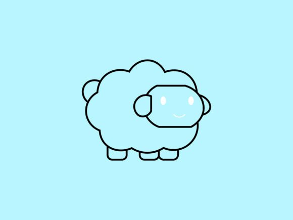 Kawaii Animal Sheep Line Background: A Designer's Deep Dive