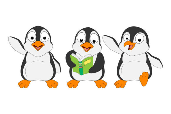 The Adorable Appeal of Cute Penguin Animal Cartoon