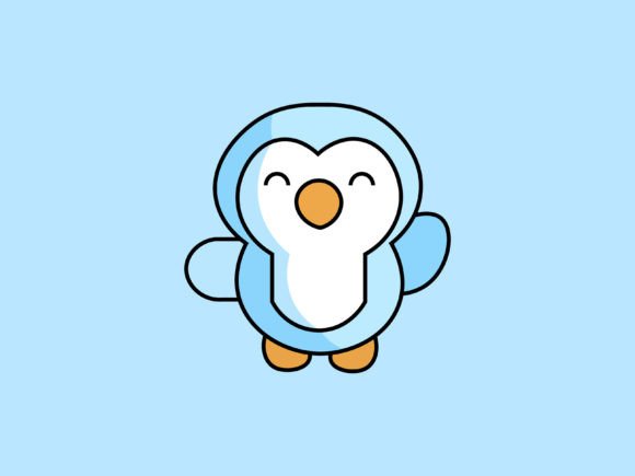 The Endearing Appeal of Kawaii Animal Penguin Icons in Modern Design